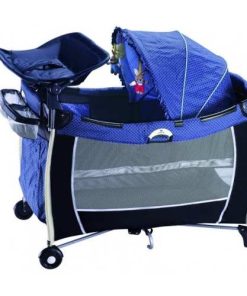 Practicuna Premium Con Cambiador Y Mecedora AZUL