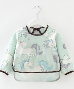 Alternative view of Babero con Manga Larga y Bolsillo Unicornio