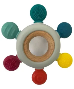 Alternative view of Mordillo de Silicona y Madera x 6 Unidades