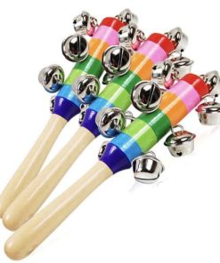 Maracas de Madera con Cascabel