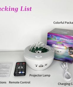 Alternative view of Lampara proyector con Bluetooth Musica