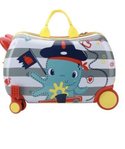 Alternative view of Valija con Asiento y Rueditas Pulpo