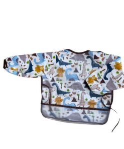 Alternative view of Babero con Manga y Bolsillo Dino