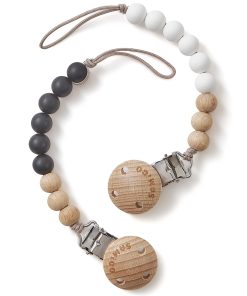 Alternative view of Sujeta Chupete de Madera