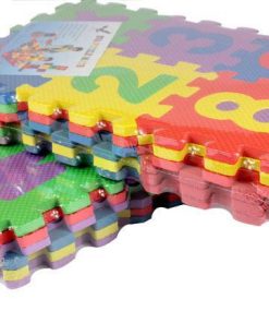 Alternative view of Alfombra de Numeros de Goma Eva Grande