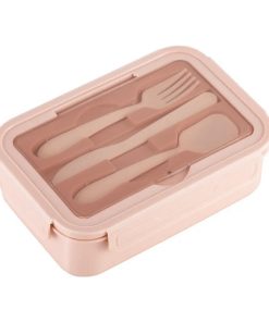 Alternative view of Lunchera Vianda Fiambrera 3 Compartimientos con Cubiertos