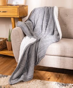 Alternative view of Manta Sherpa y corderito 2 Plazas Sommier