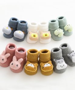 Alternative view of Escarpines Medias Bebe Antideslizante Ojos