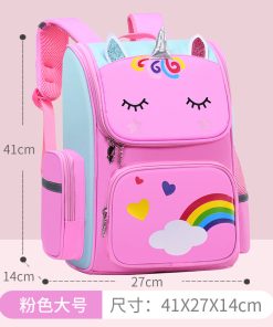 Alternative view of Mochila Unicornio Rosa