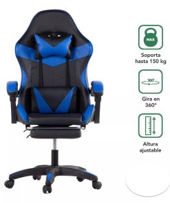 Alternative view of Silla Gamer Azul