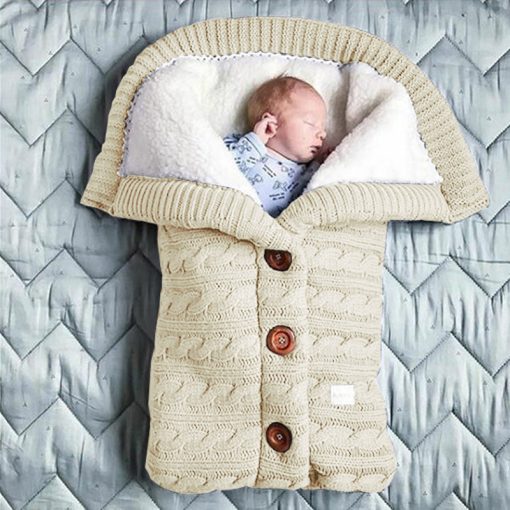 Saco Cobrertor con Corderito Beige