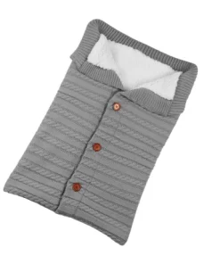 Alternative view of Saco Cobrertor con Corderito Gris