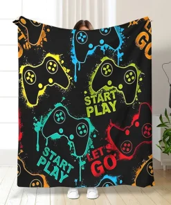 Alternative view of Frazada Gamer Medida 127 x 152