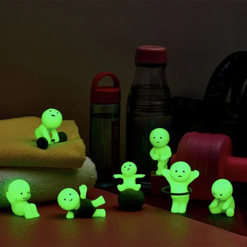 Figuras de Acción Smiski Luminiscente x 12 unidades