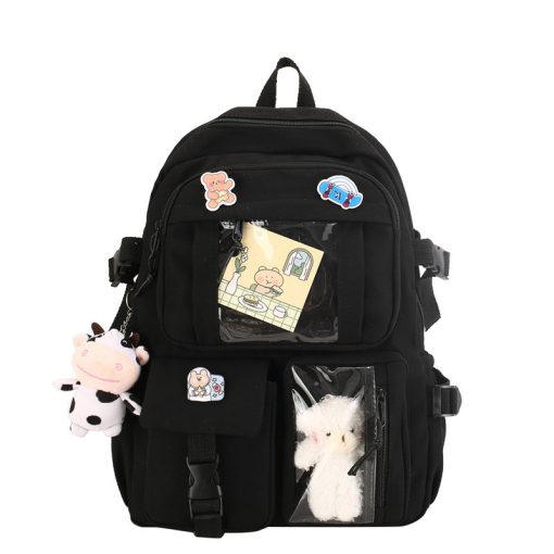 Mochila escolar Negra