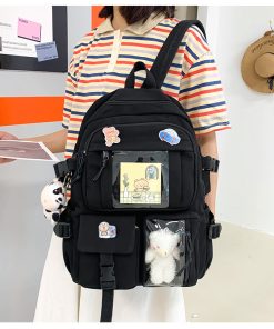 Alternative view of Mochila escolar Negra