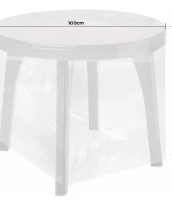 Alternative view of Funda Para Mesa Exterior Transparente 1 mt diametro