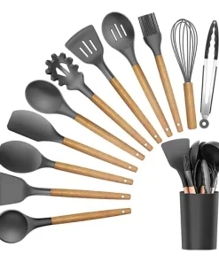 Alternative view of Set de Cocina 12 Piezas Negro