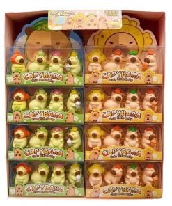 Alternative view of Set de 4 Gomas Capibara