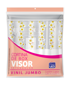 Cortina de Baño 180 x 200 mts con Visor