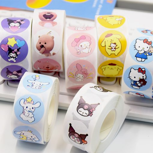 Rollo Stickers My Melody y Kuromi