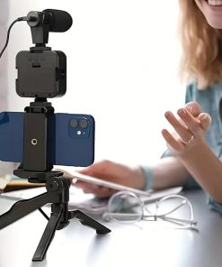Tripode Para Celular con luz y microfono