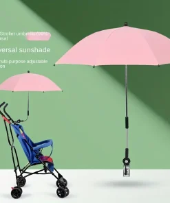 Alternative view of Sombrilla con Filtro UV Rosa para coche de Bebe Universal