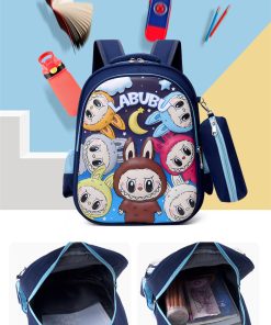 Alternative view of Set Escolar de 3 Piezas Labubu Mochila Cartuchera y Lunchera