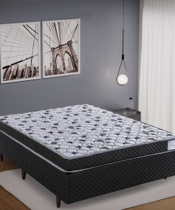 Conjunto Sommier 1 plaza Espuma Alta densidad