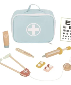 Alternative view of Maletín Médico Con Accesorios En Madera Para Juguetes Tooky Colorido