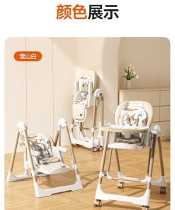 Silla de Comer para Bebe con Columpio