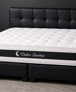 Conjunto Sommier Espuma King Linea Dulces Sueños